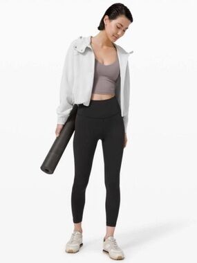 Lululemon Wunder Train High-Rise Tight 25" Black Leggings Everlux W5CQDS Size 10